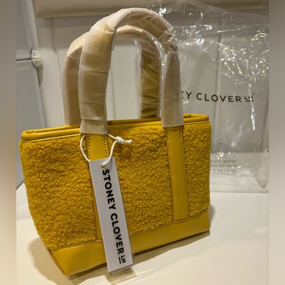 Stoney Clover Lane Mini Tote Bag in Mustard Yellow- Firm price - Picture 3 of 7